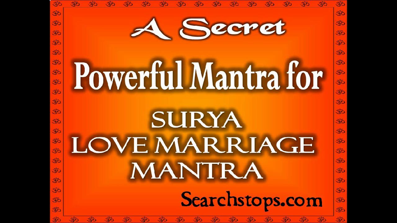 Shabar Surya Love Marriage Shabar Mantra