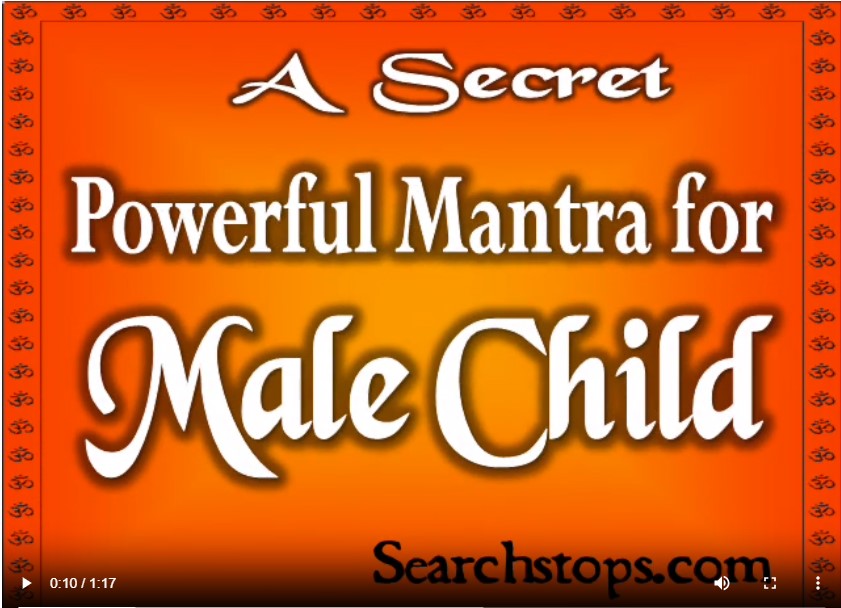 MALE CHILD MANTRA